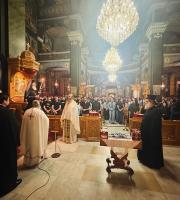 Βραδινή Θεία Λειτουργία για μαθητές, ενόψει των πανελληνίων εξετάσεων.