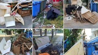Κατάσταση εκτός ελέγχου στην Αλεξανδρούπολη με παρατημένα ογκώδη αντικείμενα