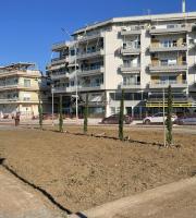 Εργασίες αναβάθμισης σε παραλιακή πλατεία της Αλεξανδρούπολης.