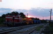 Tychero'nun tren istasyonunda.