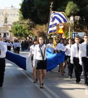 Στιγμιότυπα από την μαθητική και στρατιωτική παρέλαση στην Αλεξανδρούπολη.