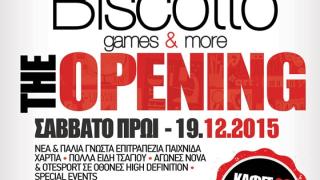 Από το Σάββατο το "meeting point" μας είναι το "Biscotto"