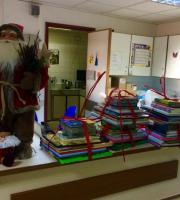 Ο Άγιος Βασίλης στην παιδιατρική κλινική του Νοσοκομείου Διδυμοτείχου 