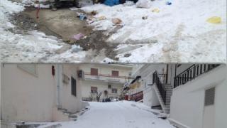 Διδυμότειχο: Γέμισαν οι δρόμοι από χιόνια και... σκουπίδια