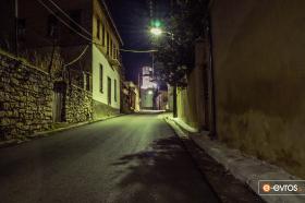 In the streets of Soufli with the background of Agios Athanasios!
