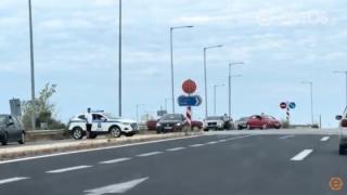 Κινηματογραφικό σκηνικό στην Εγνατία Οδό - Κλειστός ο βόρειος κόμβος και τα διόδια Μέστης (video)