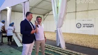 Evros sarımsak rekoru kırdı! Guiness Rekorlar Kitabı’na girdiler