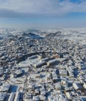 Το χιονισμένο Διδυμότειχο από ψηλά, Παναγία η Ελευθερώτρια