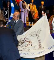H εικόνα της Παναγιάς Τρυφώτισσας στο λιμάνι της Αλεξανδρούπολης.
