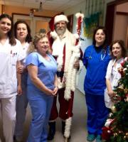 Ο Άγιος Βασίλης στην παιδιατρική κλινική του Νοσοκομείου Διδυμοτείχου 