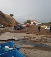 EKTAKTO: Έντονη κακοκαιρία "χτυπά" το νησί της Σαμοθράκης