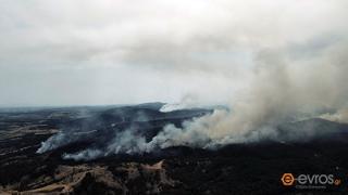 Συνεχίζει για 4η ημέρα να καίει η φωτιά στη Δαδιά (φωτος + video)