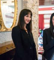 Στιγμιότυπο από την συνομιλία μας με την Υπουργό Τουρισμού κ. Έλενα Κουντουρά σχετικά με τις εξελίξεις που προκύπτουν από το συνέδριο.