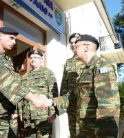 Ο Αρχηγός ΓΕΣ επισκέφθηκε την περιοχή ευθύνης XII Μ/Κ ΜΠ (φωτορεπορτάζ)