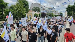 Διαδήλωση υπέρ των Παλαιστινίων στην Αλεξανδρούπολη