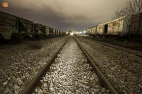 Στον παλιό σιδηροδρομικό σταθμό Αλεξανδρούπολης.