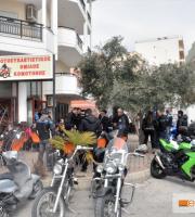 Μοτοβόλτα στη λέσχη Κομοτηνής έκανε η ΛΕ.Μ.Ε. για την κοπή της πίτας.