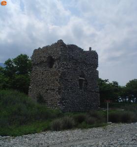 Tower of Gatillusi at the estuary of Fonias river