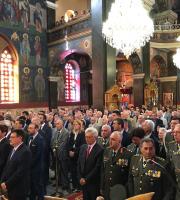 Στιγμιότυπα από τη δοξολογία στον Ιερό Ναό του Αγ. Νικολάου