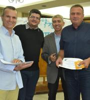 O ΜΓΣ Εθνικός βράβευσε τους εθελοντές του Run Greece 2015. 