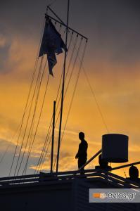 Στιγμές χαλάρωσης τον Αύγουστο στην Αλεξανδρούπολη.