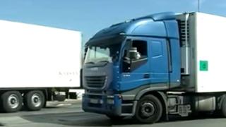 Αυξημένη η κίνηση των φορτηγών στο Τελωνείο των Κήπων.