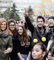 Το αποκριάτικο πάρτι στο Πάρκο Ακαδημίας σε φωτογραφίες.