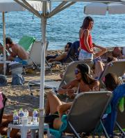 Andreas Athineos και Chris Papa στο opening του "Thea Thalassa beach bar"