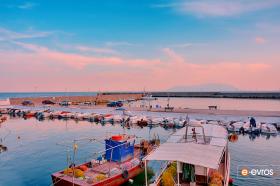"In the harbor of Makris, viewing the magestic Samothrace".