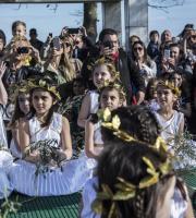 Φωτογραφικά κλικ από τη άφιξη της Ολυμπιακής Φλόγας στην Αλεξανδρούπολη