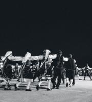 Ενέργεια επι της σκηνής με παραδοσιακά τραγούδια