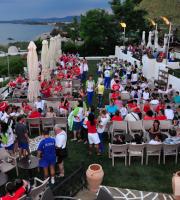 Η ομάδα της Ρωσίας των Special Olympics σε λάτιν πάρτυ στον Ορίζοντα.