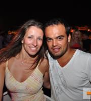 Όμορφες αυγουστιάτικες νύχτες στο Yacht Club, στο λιμάνι.