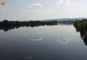 Arda nehrinin harika manzarası.