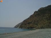 Bahçeler sahilinde.