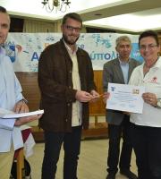 O ΜΓΣ Εθνικός βράβευσε τους εθελοντές του Run Greece 2015. 