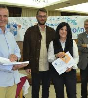 O ΜΓΣ Εθνικός βράβευσε τους εθελοντές του Run Greece 2015. 