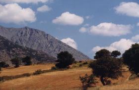 Mountain scenery.