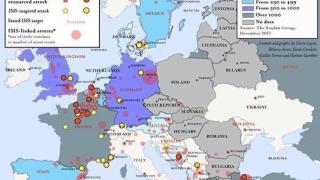 Ο χάρτης του ISIS στην Ευρώπη – Που έχει “προσηλυτίσει” τους περισσότερους