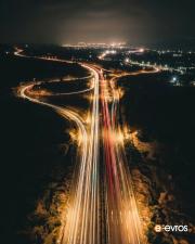 An image full of movement and light
