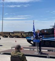 Στιγμιότυπο από την κάμερα του e-evros.gr από την σημερινή ομιλία του Τζέφρι Πάιατ.