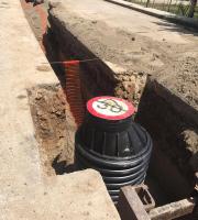 Ο κ.Μαυρίδης ενημερώθηκε για την εξέλιξη των έργων και ζήτησε να γίνει άμεσα η αποκατάσταση των δρόμων ώστε να μειωθεί η επιβάρυνση των κατοίκων.