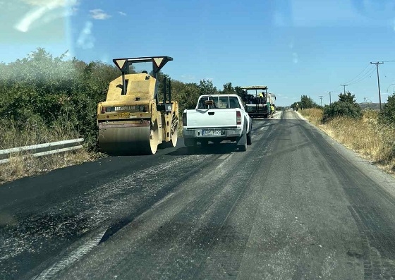 Χρειάζεται προσοχή κατά τη διάρκεια των εργασιών στον δρόμο Αρδανίου - Κήπων.