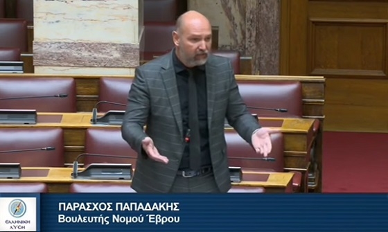 Δριμεία κριτική από τον κύριο Παπαδάκη, στην κυβέρνηση και σε κυβερνητικούς βουλευτές.