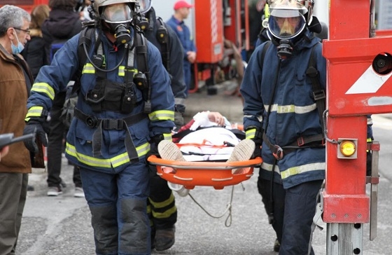 Το μεσημέρι της Δευτέρας 3 Νοεμβρίου, άσκηση ετοιμότητας στο Νοσοκομείο Αλεξανδρούπολης. 