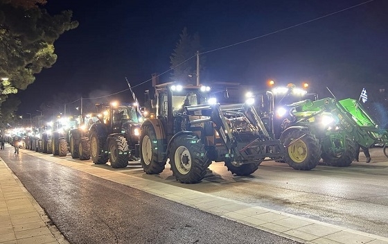 Συλλαλητήριο στη Θεσσαλονίκη οργανώνουν αγρότες από τη βόρεια και κεντρική Ελλάδα.