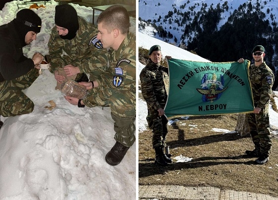 Μέλη της Λέσχης Ειδικών Δυνάμεων Έβρου, εκπαιδεύτηκαν στον Όλυμπο.