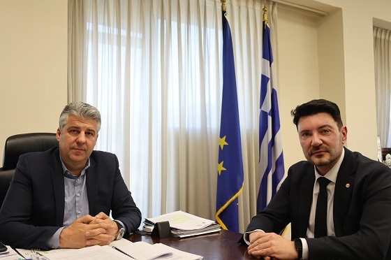 Ο Περιφερειάρχης ΑΜΘ με τον Αντιπρόεδρο του Προξενικού Σώματος.