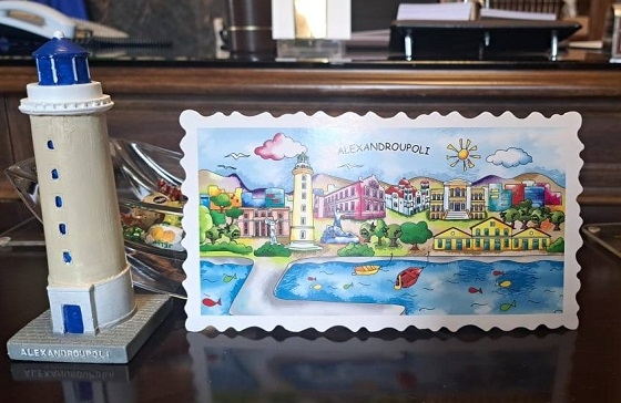 Το δώρο το 9ου Δημοτικού Σχολείου Αλεξανδρούπολης, στον Πρόεδρο της Βουλής.