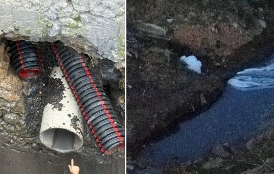 Δύο επιχειρήσεις πλυντηρίων αυτοκινήτων, είχαν συνδεθεί παράνομα στο δίκτυο ομβρίων της ΔΕΥΑΑ.